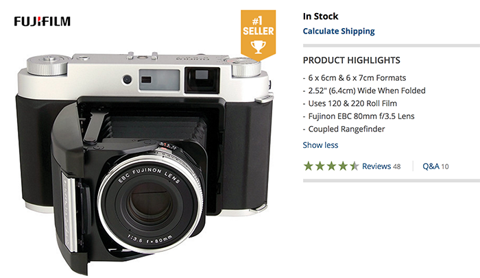 extreem Leggen gebrek One of the best cameras ever made is back in Stock: The Fuji GF670 medium  format film camera - mirrorlessrumors